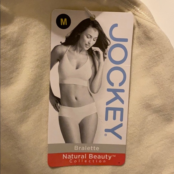Jockey Natural Beauty bralette cream L NWT - Picture 8 of 11